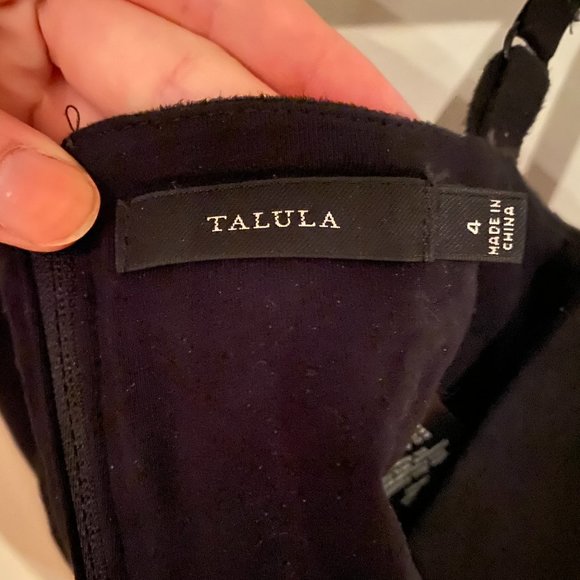 Aritzia Talula Martello Black Suede Bustier - Picture 4 of 4